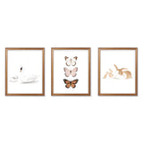 Nursery Animal Paintings I - Set of 3 Art Prints