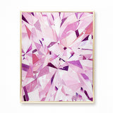 Watercolor Light Pink Gemstone Painting - Art Print - Princess Pink