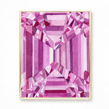 Rainbow Gemstone Paintings - Set of 6 Art Prints