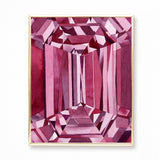 Rainbow Gemstone Paintings - Set of 6 Art Prints