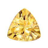 Watercolor Citrine Gem Painting - Citrine Trillion Gemstone - Art Print