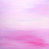 Pink Abstract Acrylic Painting - Art Print