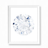Watercolor Diamond Painting - Round Diamond Cut - Art Print