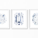 Watercolor Diamond Painting - Round Diamond Cut - Art Print