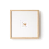 Art Print - Deer and Baby