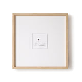 Art Print - Swan and Baby Duckling