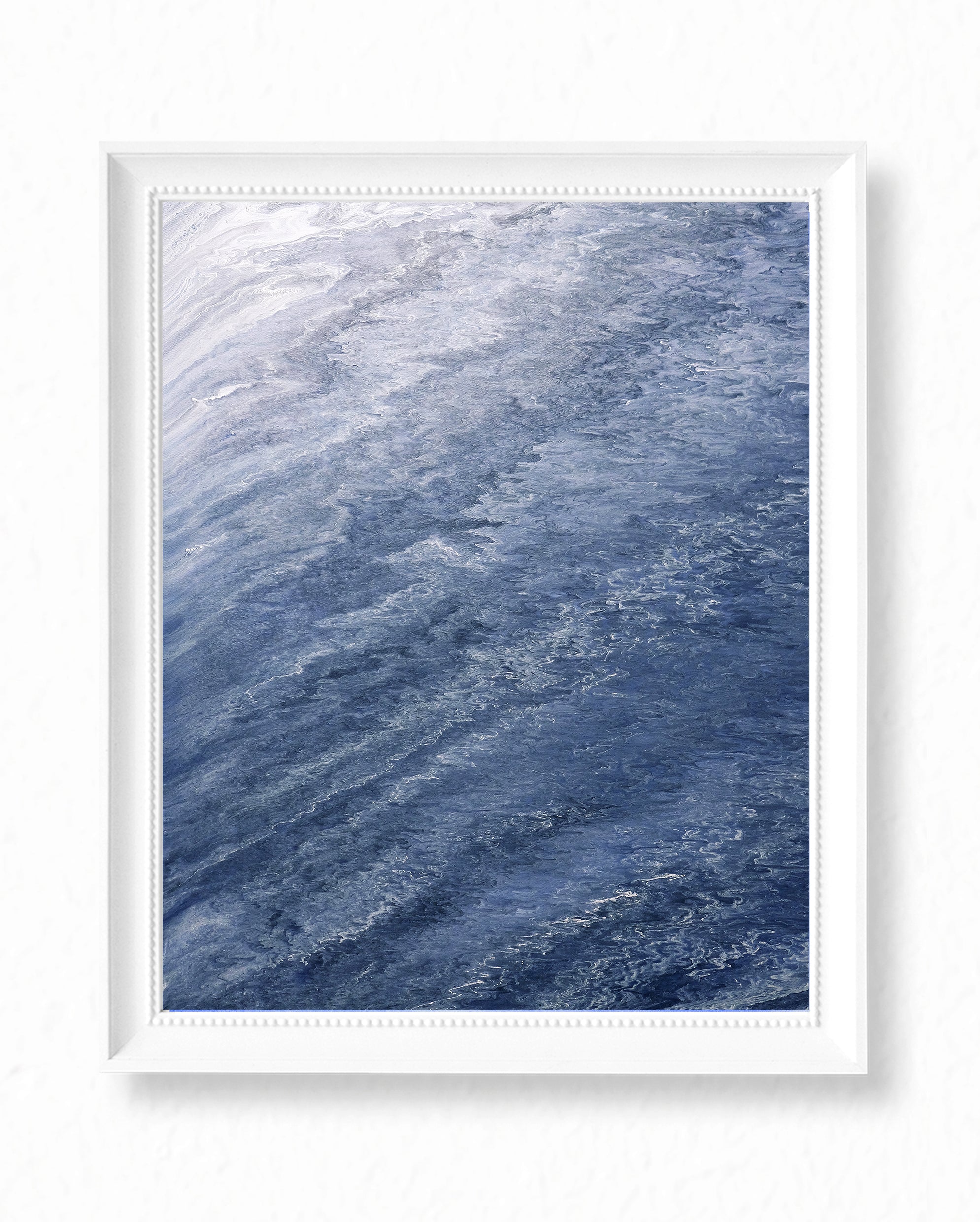 Ocean Abstract Acrylic Painting - Art Print